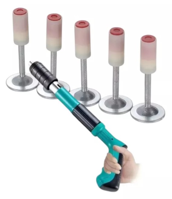 remachadora con 100 clavos Premiun